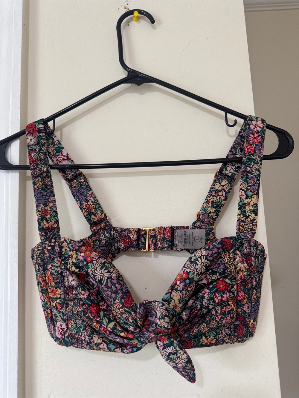 Montce Kayla Bikini Top in Mara Floral - Size Large